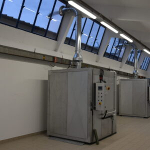 Aspirazione naturale su forni di essiccazione