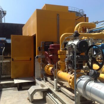 cabina per compressore gas