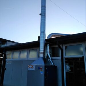 Filtro a manche compatto per Saldatrici