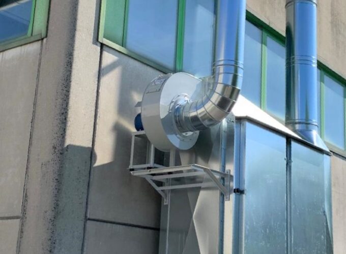 filtro a maniche su CNC